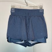 ALBION FIT LIGHT CHAMBRAY LUNGE SHORTS SIZE: SMALL - SOLD OUT ONLINE