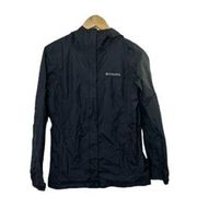 Columbia Omni-Tech Waterproof Breathable Black Windbreaker Packable Jacket Small