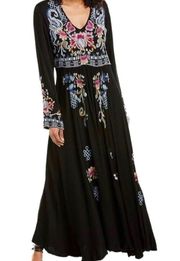 Johnny Was Biya Etarena heavily embroidered maxi dress NWT RARE