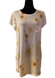 Laura Ashley Vintage White Sunflower Dress