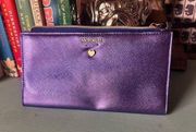 Purple Victoria Secret wristlet