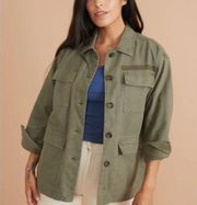 Marine Layer Jacket Olive Green Chore Jacket Shacket Size medium