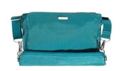 baggallini Fold Over Multi Crossbody Bag Seafoam NEW MSRP $110 Purse