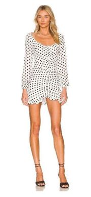 MORE TO COME Cymone Mini Polka Dot Dress