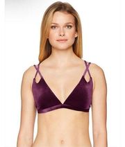 Purple Velvet Bikini top