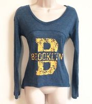 Derek Heart Brooklyn long sleeve distressed top