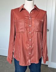 Thread & Supply Velvet Button Down Shirt