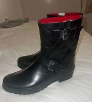 Black Rain Boots