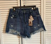 Super High Rise Denim Jean Shorts 9 / 39