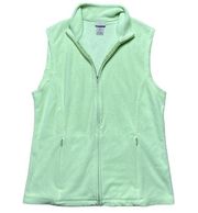 L.L. Bean Classic Fleece Vest Lime Green Small