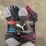 NWT Puma women’s no show socks 10 pairs