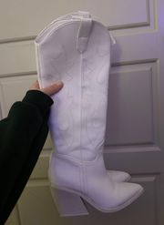 White Cowgirl Boots 