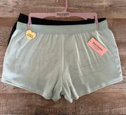 2PCK Velour Sleep Shorts