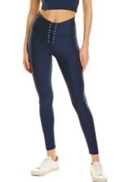 NWT WeWoreWhat Women's Blue Lace-Up Legging Size Medium