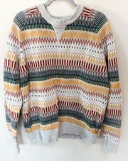 Knit Patterned Sweater 