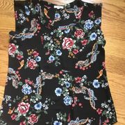 Floral top Pleione Anthropologie