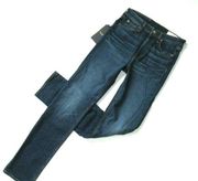 NWT rag & bone /JEAN Nina in Carla High Rise Cigarette Stretch Jeans 25 $225