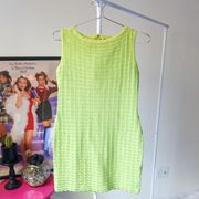 Vintage St John Lime Green Shift Dress