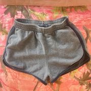 cotton mini shorts dark grey