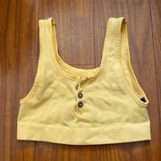 UO Out from Under Seamless Yellow Bralette