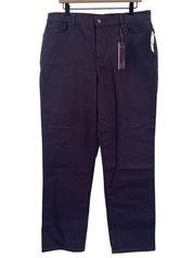 GLORIA VANDERBILT Jeans Size 14 Average Stretch Amanda Purple NWT Slimming