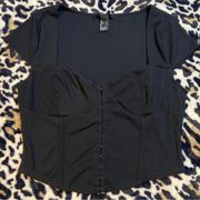 Forever 21 corset-style crop top