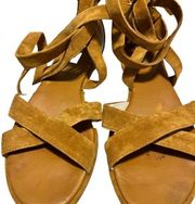 Louise et Cie Clover Sandal Tan
Suede Strappy Uppers Back Zip
Ankle Wrap 8.5