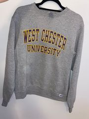 West Chester University Gray Crewneck Sweatshirt 