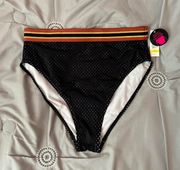 black and rose gold bikini bottoms!