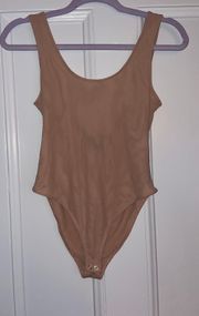 Forever 21 NUDE MESH BODY SUIT