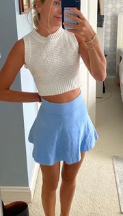 Blue Mini Skirt