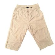 Gloria Vanderbilt Casuals Cream Capri Pants Size Large