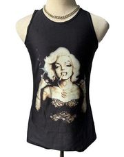 Liu Si Ran Marilyn Monroe Hustler Graphic Tank Top