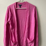 Gap Pink  sweater cardigan