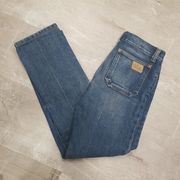 💕CHLOE💕 T36 Straight Leg  Mid-Rise Jeans ~ Medium Wash Blue