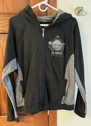 NEW WOMENS  LOS ANGELES ZIP UP HOODIE MEDUIM