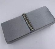 Lulu Townsend Silver Gray‎ Clutch