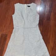 Massimo Dutti striped shift dress sleeveless