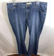 Michael Kors Flare Jeans Women’s Size 14 Blue Denim Waist 36 Inseam 31 Rise 10