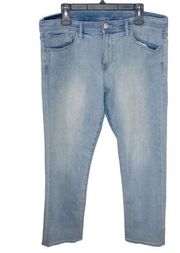 A/X Armani Exchange mid rise straight leg jeans light wash size 38