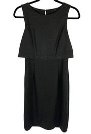 Classic Little Black Sheath Dress Sz 4