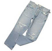 NWT Citizens of Humanity Charlotte Crop in Ocean Fall High Rise Straight Jean 28