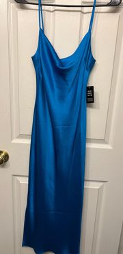 Royal Blue Split Dress