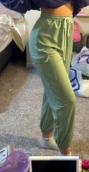green cargo pants 