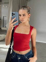 Zoe red tank