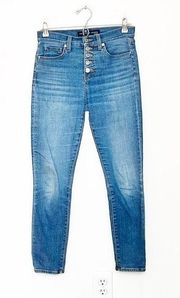 Veronica Beard Size 26 Debbie Skinny High Rise in Bright Stone Wash