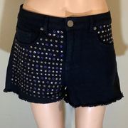 Shorts Denim Rhinestone Accent 🎉EUC🎉