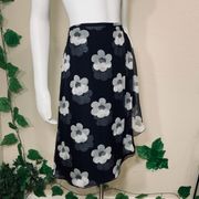 Armani Collezioni New Floral Silk Skirt