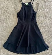 jun & ivy black semi formal homecoming dress (M)