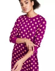 Victor Glemaud for Target Polka Dot Sweatshirt Tunic Dress